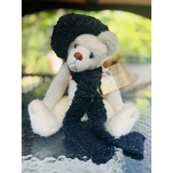 Vintage Jonathan #23 1988 Bear An Original By Christine Plush 8” Jointed Mohair - Picture 5 of 14